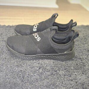 Adidas Women’s Slip-On Sneakers – Black – Lightweight Athletic Shoes- Size 6